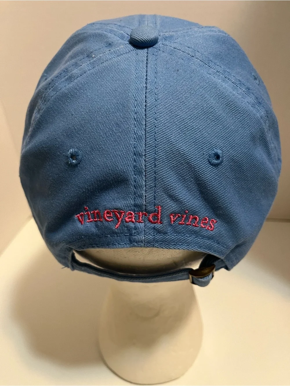 Vineyard Vines Light Blue Cap with Pink Whale - Men Swim